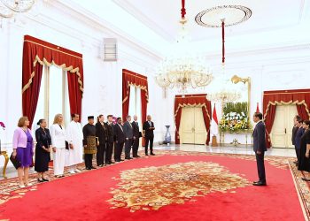 Presiden Jokowi Terima Surat Kepercayaan 10 Duta Besar Negara Sahabat: Brunei, AS, hingga Rusia