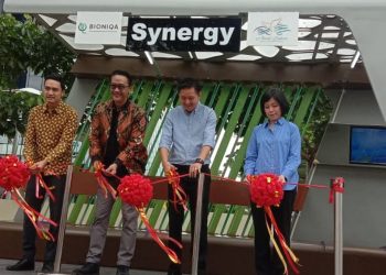 Pertama di Indonesia, Alam Sutera Kolaborasi dengan Bioniqa Bangun Halte Synergi