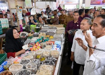 Kembali Gunakan Megafon, Presiden Jokowi Pamit ke Warga Deli Serdang