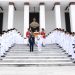 Kirab Sang Merah Putih dan Teks Proklamasi dari Istana Negara IKN ke Monas
