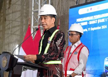 Presiden Jokowi Canangkan Pembangunan MRT Jakarta Lin Timur-Barat Fase 1 Tahap 1