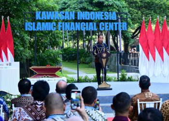 Presiden Jokowi Resmikan Kawasan Indonesia Islamic Financial Center di Jakarta