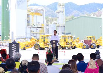 Presiden Jokowi Resmikan Smelter Tembaga dan Pemurnian Logam Mulia di Sumbawa Barat