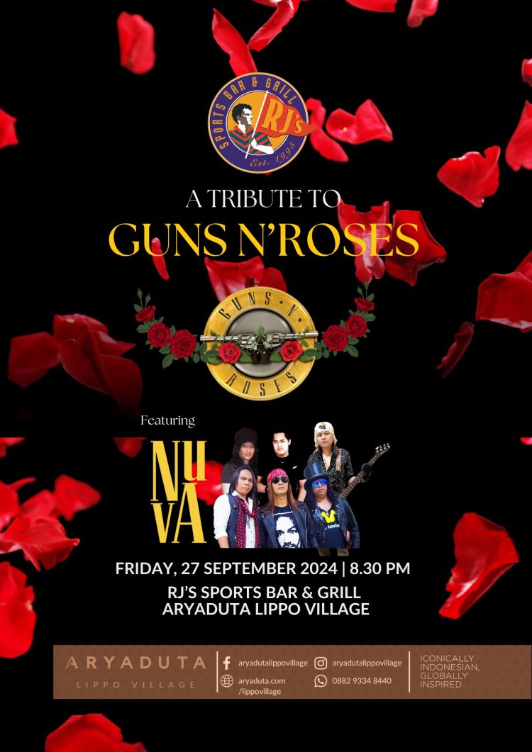 Tribute to Guns N' Roses RJ's Sports Bar and Grill Aryaduta Lippo Village.