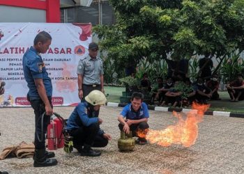 Sasar Dapur Lapas Klas I, BPBD Kota Tangerang Perkuat Kesiapsiagaan dengan Pelatihan Penanganan Bencana