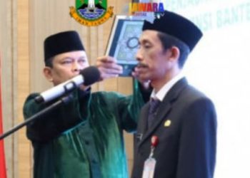 Gantikan Virgojanti, Usman Assidiqi Resmi Jabat Pj Sekda Banten