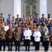 Jelang Purnatugas, Presiden Jokowi dan Ibu Iriana Pamitan dengan Keluarga Besar Istana