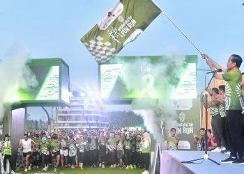 Presiden Jokowi Buka dan Hadiri Nusantara TNI Fun Run di IKN