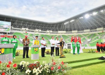 Presiden Jokowi Resmikan Stadion Utama Sumatera Utara