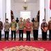 Presiden Jokowi Terima Kunjungan Pimpinan MPR RI di Istana Merdeka