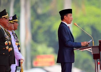 HUT Ke-79, Presiden Jokowi Dorong TNI Tingkatkan Kapasitas dan Profesionalitas