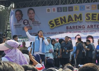 Dimeriahkan Selebriti, Ribuan Warga Padati Kampanye Maesyal-Intan di Jayanti