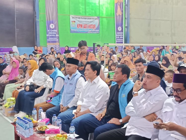 Calon Bupati Tangerang, Maesyal Rasyid saat kampanye di Kosambi.
