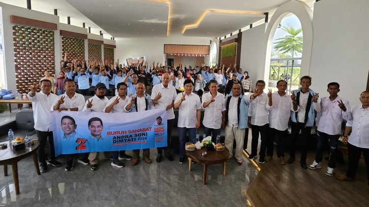 Deklarasi buruh Banten dukung Andra Soni-DImyati.