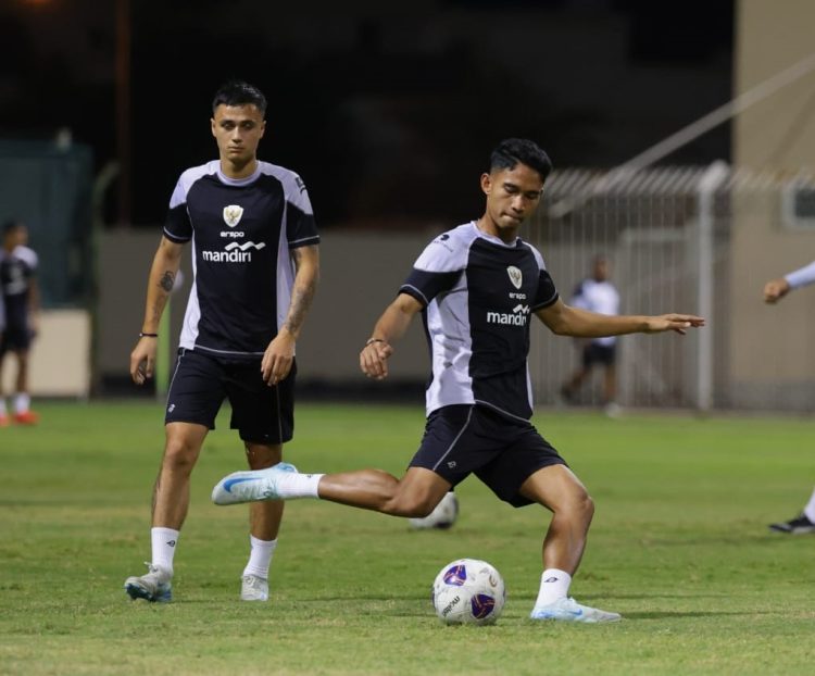 Sesi latihan TImnas Indonesia jelang lawan Bahrain. (pssi.org)
