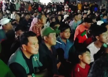 Maesyal Rasyid Nobar Timnas Indonesia Melawan Jepang Bersama Warga Rajeg Asri