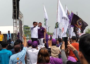 Dihadapan 35 Ribu Massa, Maesyal Rasyid-Intan Nurul Hikmah Paparkan Janji Kampanye