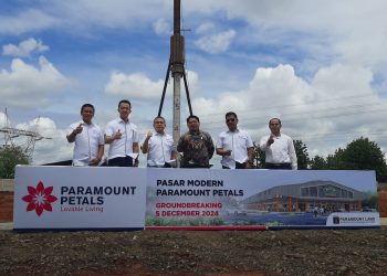 Buktikan Komitmen, Pasar Modern Paramount Petals Mulai Dibangun dan Community Club Resmi Beroperasi 