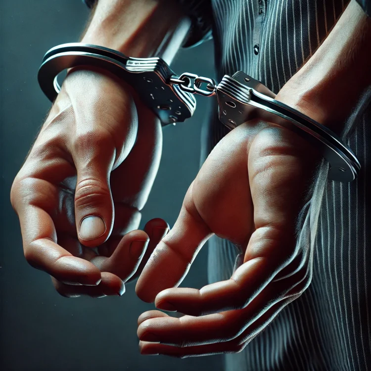 Ilustrasi tangan dibrgol (AI)