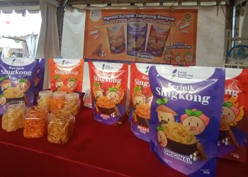 Keripik Singkong Karya Karang Taruna Curug Sangereng ‘Mejeng’ di Festival Cap Go Meh Gading Serpong