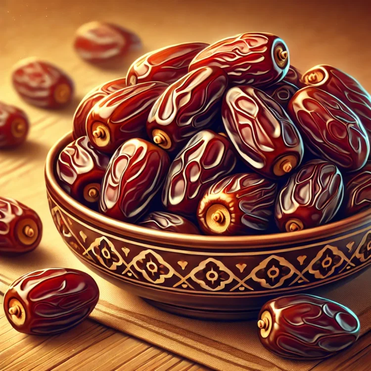 Ilustrasi kurma dibuat dari AI