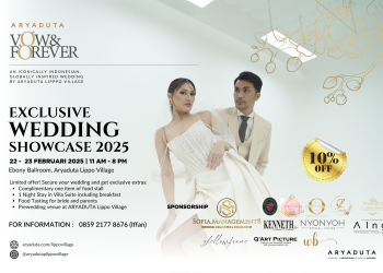 Exclusive Wedding Showcase 2025 di Aryaduta Lippo Village Ada Penawaran Spesial Loh!