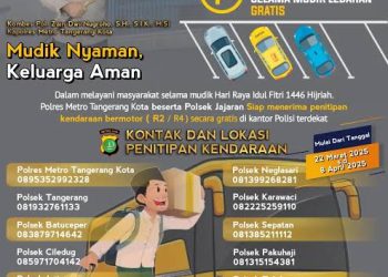 Mudik Aman! Penitipan Kendaraan Gratis untuk Pemudik di Polsek