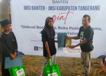 Silaturahmi Ramadan JMSI Banten: Diskusi Booknesia dan Santunan Anak Yatim