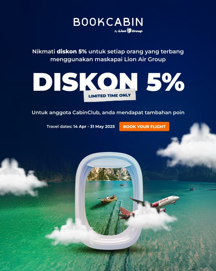 Promo dan Fitur BookCabin. (IST)