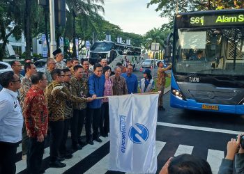 DKJ dan Pemprov Banten Resmikan Rute S61 TransJakarta Jurusan Alam Sutera – Blok M
