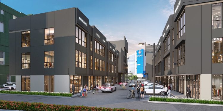 Maket Maxim Square di Victoria Central District, Gading Serpong.