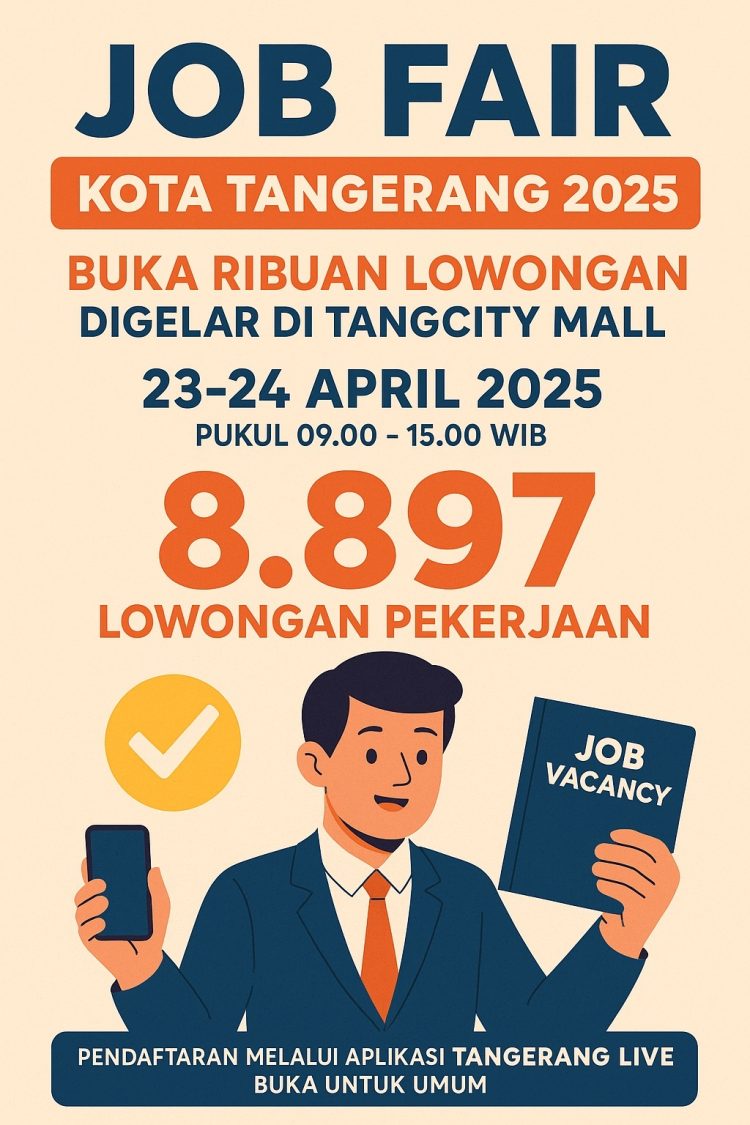 Ilustrasi Job Fair di Kota Tangerang. (AI)