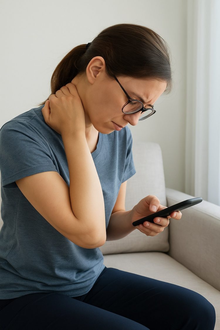 Ilustrasi Nyeri Temgkuk. (AI)