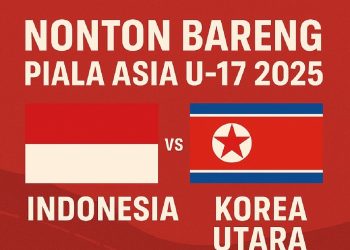 Lokasi Nobar Indonesia vs Korea Utara U-17 di Tangerang