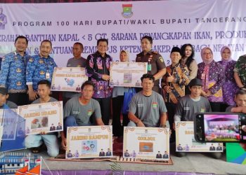 Pemkab Tangerang Gelontorkan Bantuan Kapal dan Alat Tangkap untuk Nelayan Pesisir