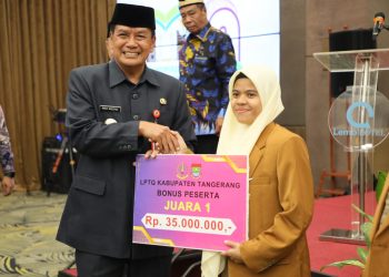 Bonus dan Pelepasan Kafilah Warnai Tasyakuran Juara Umum MTQ Tangerang