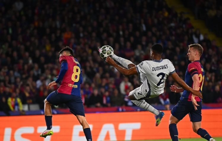 Pertandingan Barcelona vs Inter Milan. (sumber foto: inter.it)