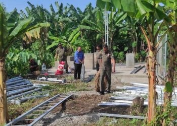 Tak Kantongi Izin PBG , Satpol PP  Kota Tangerang Segel Proyek BTS Ilegal Milik PT Gihon