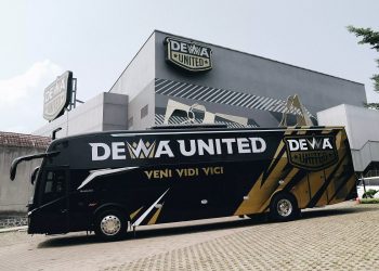 Dewa United Punya Dua Bus Mewah