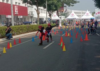 Kompetisi Sepatu Roda dan Promo Hunian di Paramount Petals Inline Skate Competition