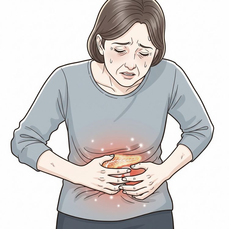 ilustrasi kanker pankreas. (AI)