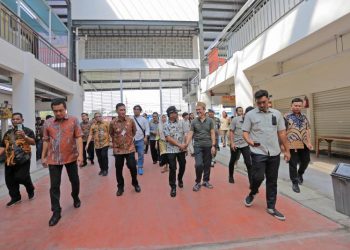 Bangunan Baru, Pedagang Pasar Anyar Kota Tangerang Keluhkan Plafon Atap Bocor