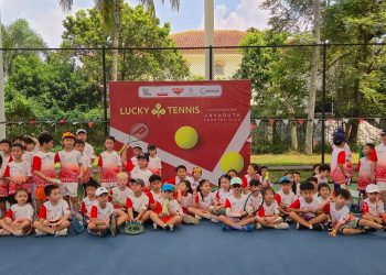 Soft Launching Lucky Tennis, 150 Peserta Ramaikan Kids Tennis Carnival di Aryaduta Country Club