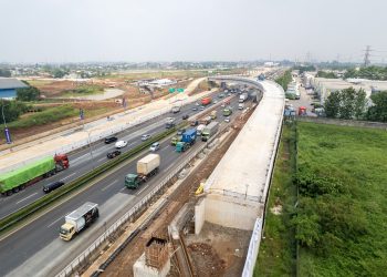 Pembangunan Akses Tol KM 25 Terus Dikebut, Awal Tahun 2026 Ditarget Mulai Beroperasi