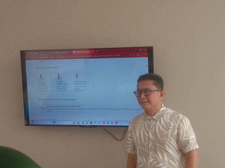 Spesialis Jantung & Pembuluh Darah Eka Hospital BSD, dr. Daniel Tanubudi, SpJP-FIHA. (RAY)