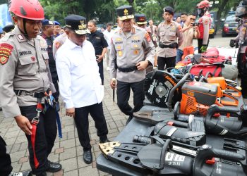 Banten Gelar Apel Kesiapsiagaan Bencana, Gubernur Andra Soni Pastikan Persiapan Alat dan Personel