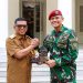 Gubernur Banten Andra Soni Terima Kunjungan Komandan Grup 1 Kopassus Raden Nashrul