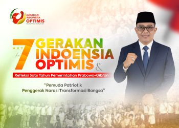 HUT ke-7, Gerakan Indonesia Optimis Usung Tema “Pemuda Patriotik Penggerak Narasi Transformasi Bangsa”