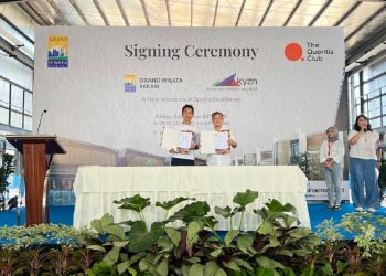 Resmi Teken Kerja Sama, The Quantis Club Grand Wisata Jadi Destinasi Kebugaran Keluarga Modern