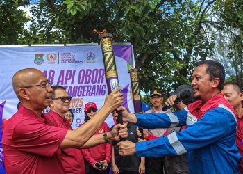 Obor Porkab VI Tangerang Resmi Dikibarkan, Siap Keliling 29 Kecamatan